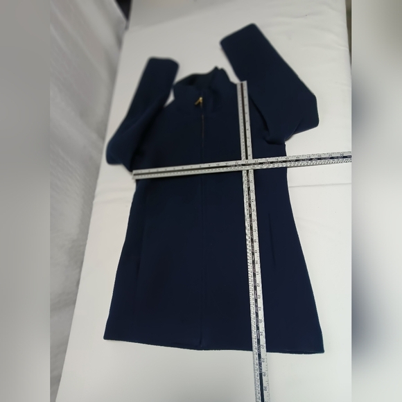 J.Crew  Wool blend Full zip Village Coat Ladies size S - Picture 4 of 15